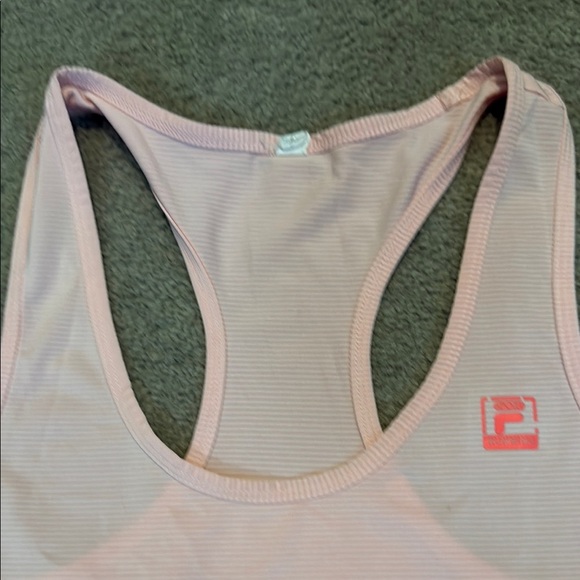 Fila Pink Fitted Sleeveless Tank Top - Picture 3 of 7